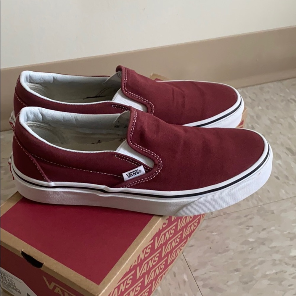 vans slip ons